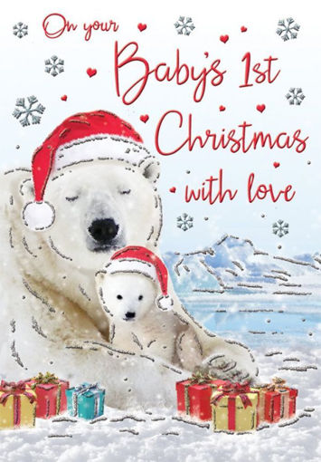 Picture of BABYS 1ST CHRISTMAS CARD